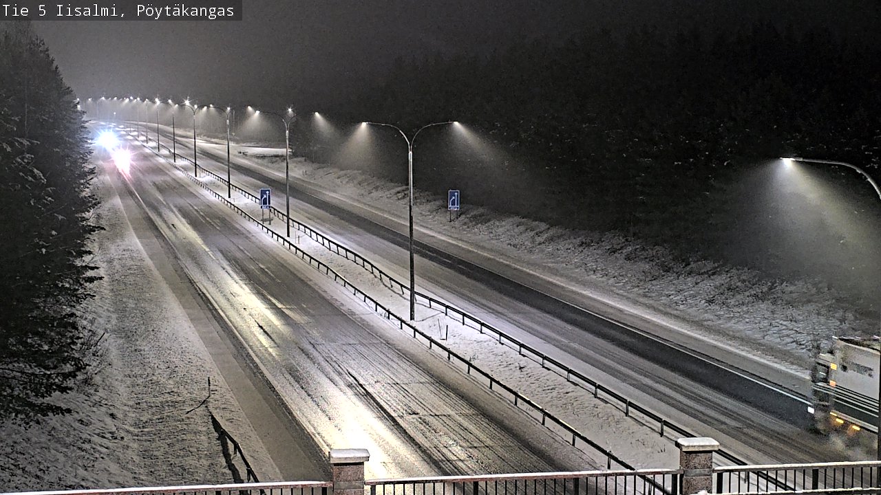 Weather Camera Image Road 5 Iisalmi, Pöytäkangas, Iisalmi, Pohjois-Savo