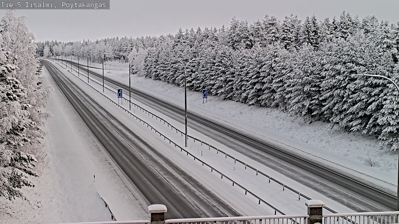 Weather Camera Image Väg 5 Idensalmi, Pöytäkangas, Iisalmi, Pohjois-Savo