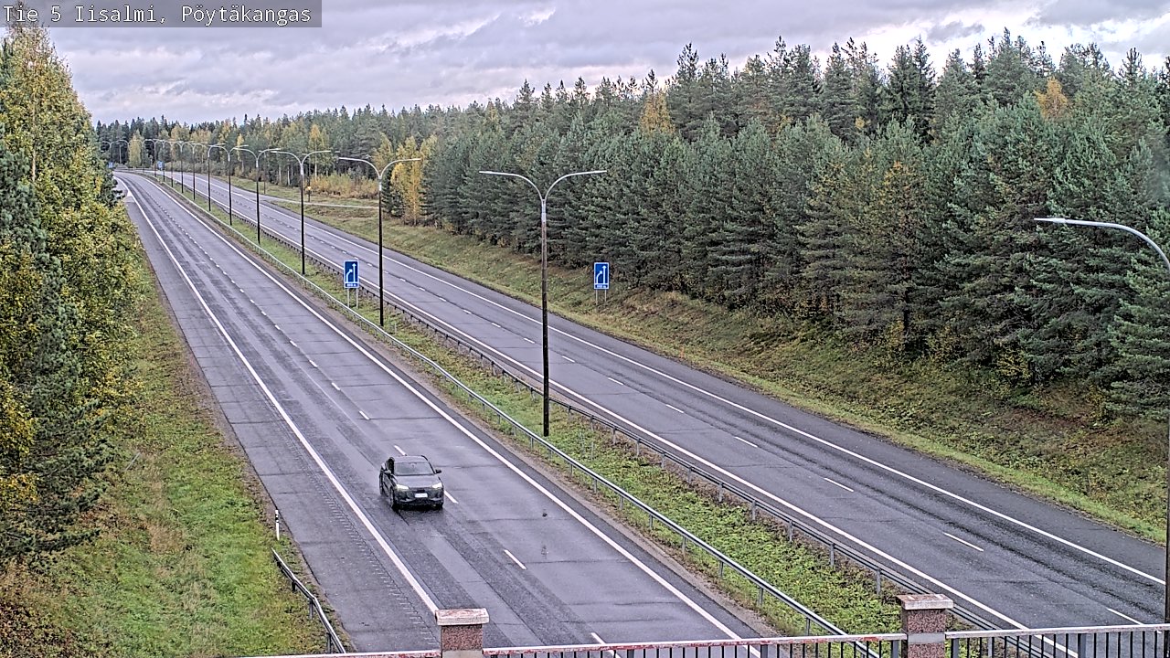 Weather Camera Image Väg 5 Idensalmi, Pöytäkangas, Iisalmi, Pohjois-Savo