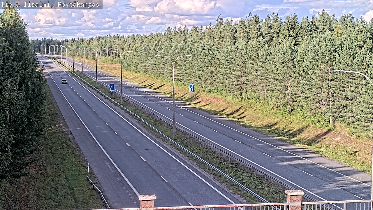 Weather Camera Image Road 5 Iisalmi, Pöytäkangas, Iisalmi, Pohjois-Savo