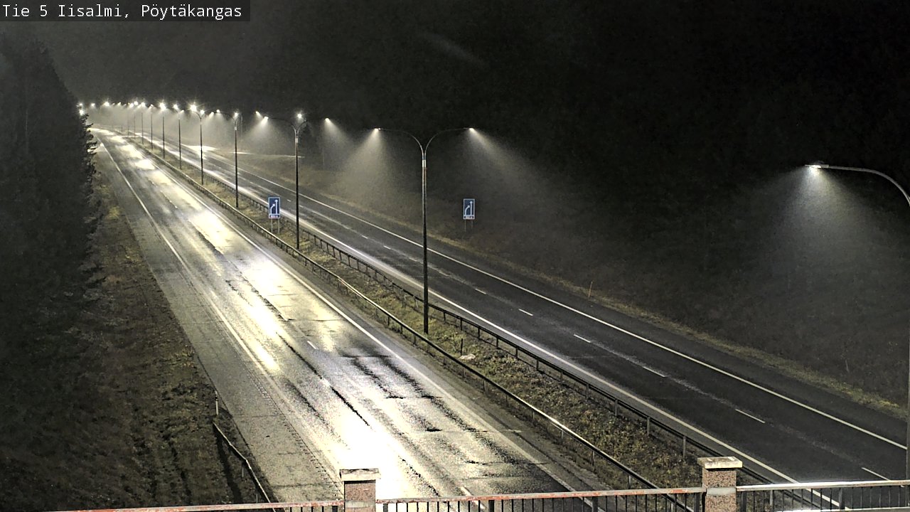 Weather Camera Image Road 5 Iisalmi, Pöytäkangas, Iisalmi, Pohjois-Savo