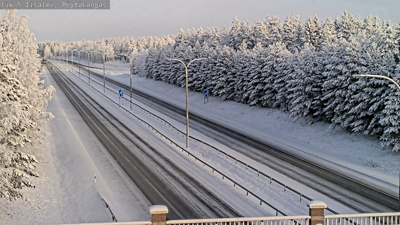 Weather Camera Image Väg 5 Idensalmi, Pöytäkangas, Iisalmi, Pohjois-Savo