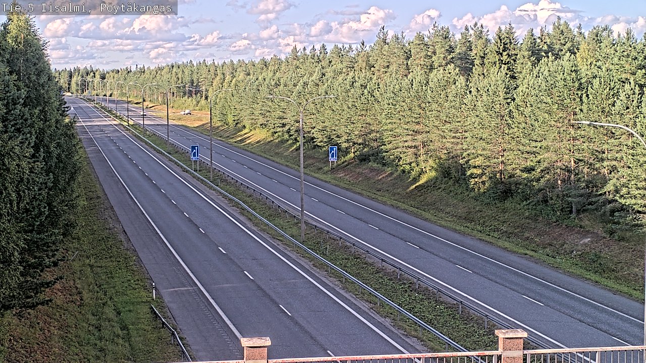 Weather Camera Image Road 5 Iisalmi, Pöytäkangas, Iisalmi, Pohjois-Savo
