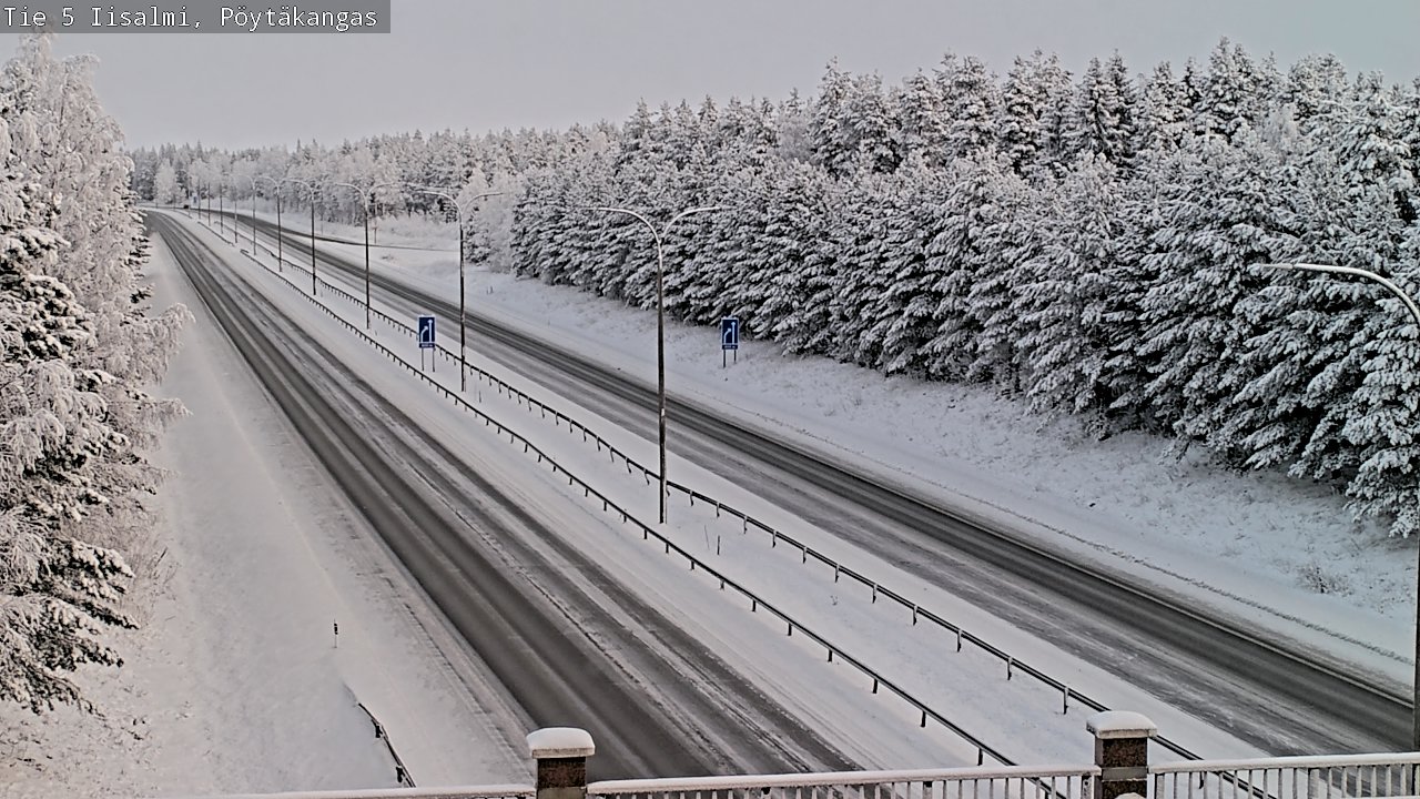 Weather Camera Image Väg 5 Idensalmi, Pöytäkangas, Iisalmi, Pohjois-Savo