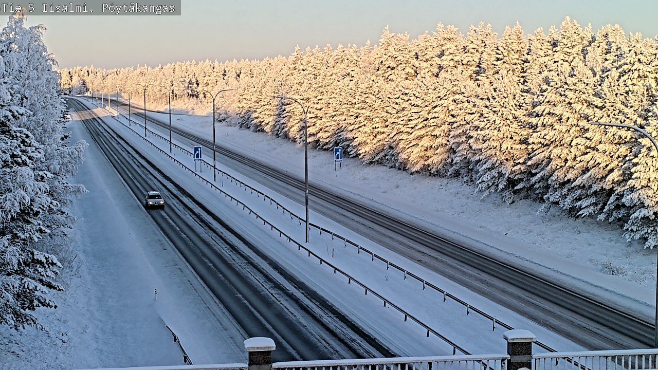 Weather Camera Image Väg 5 Idensalmi, Pöytäkangas, Iisalmi, Pohjois-Savo