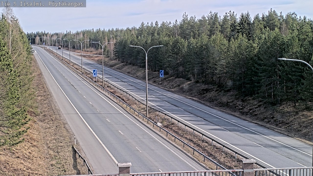 Weather Camera Image Väg 5 Idensalmi, Pöytäkangas, Iisalmi, Pohjois-Savo