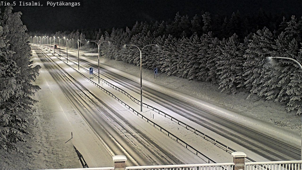 Weather Camera Image Väg 5 Idensalmi, Pöytäkangas, Iisalmi, Pohjois-Savo