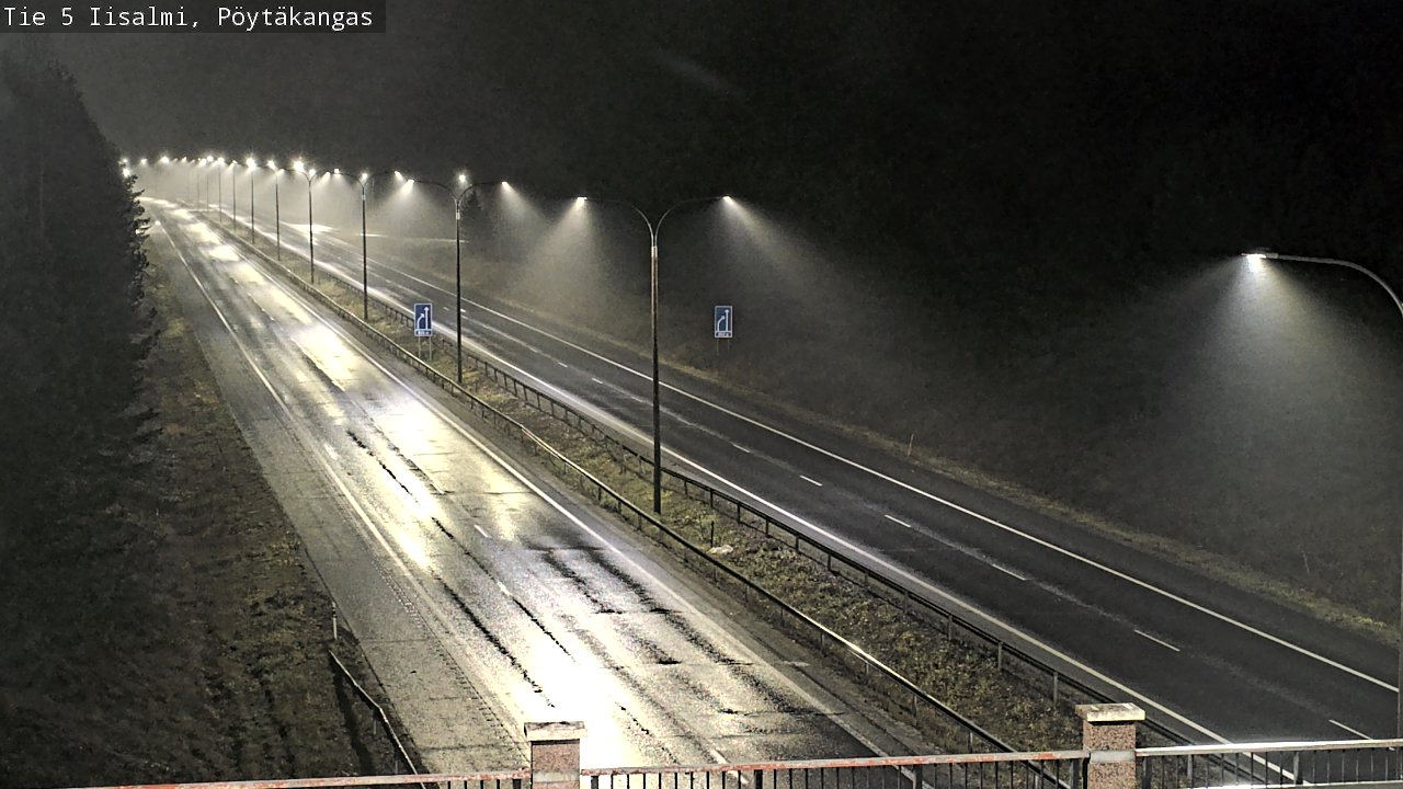Weather Camera Image Väg 5 Idensalmi, Pöytäkangas, Iisalmi, Pohjois-Savo
