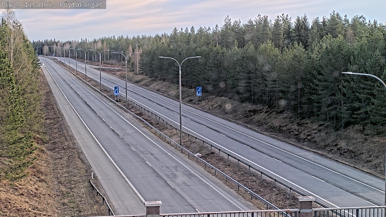 Weather Camera Image Väg 5 Idensalmi, Pöytäkangas, Iisalmi, Pohjois-Savo