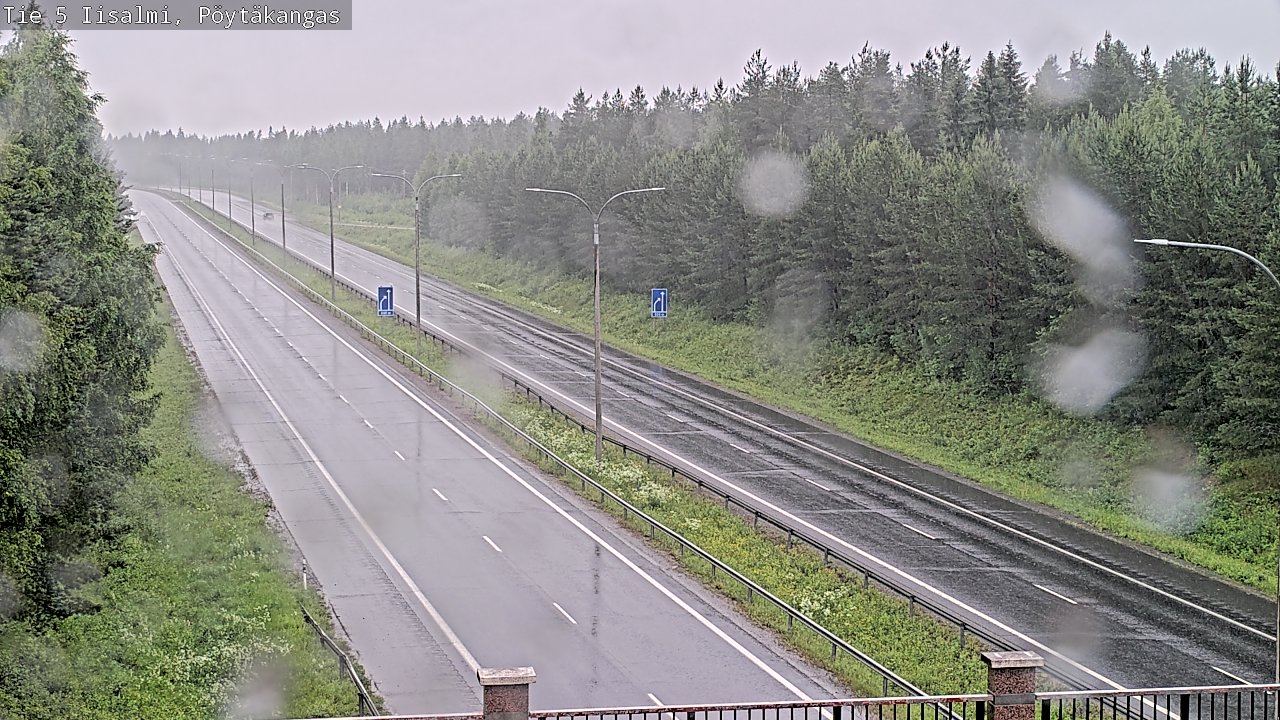 Weather Camera Image Väg 5 Idensalmi, Pöytäkangas, Iisalmi, Pohjois-Savo