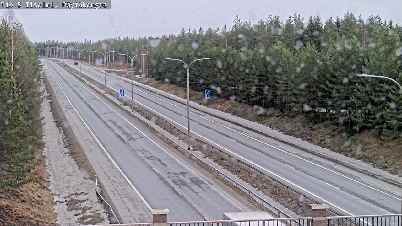 Kelikamerat Kuva Tie 5 Iisalmi, Pöytäkangas, Iisalmi, Pohjois-Savo