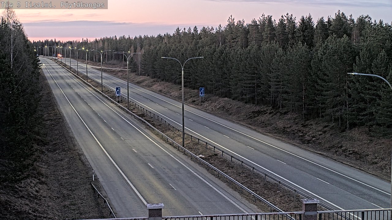 Weather Camera Image Väg 5 Idensalmi, Pöytäkangas, Iisalmi, Pohjois-Savo