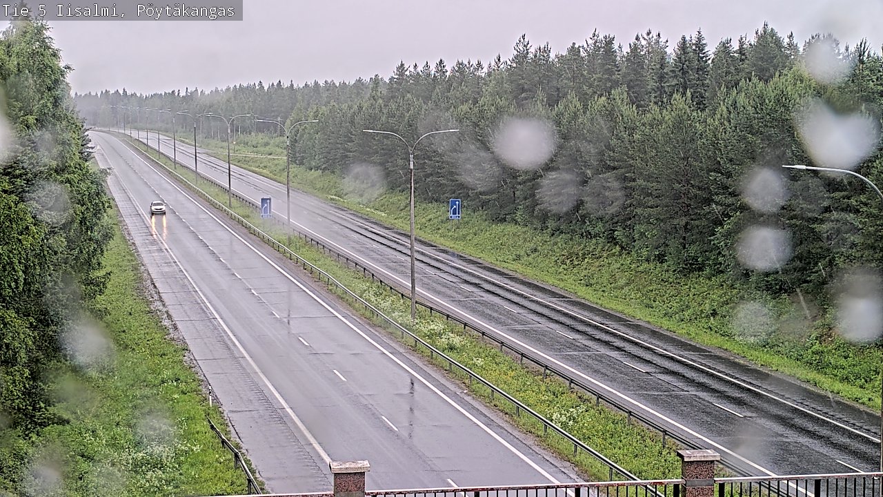Weather Camera Image Väg 5 Idensalmi, Pöytäkangas, Iisalmi, Pohjois-Savo