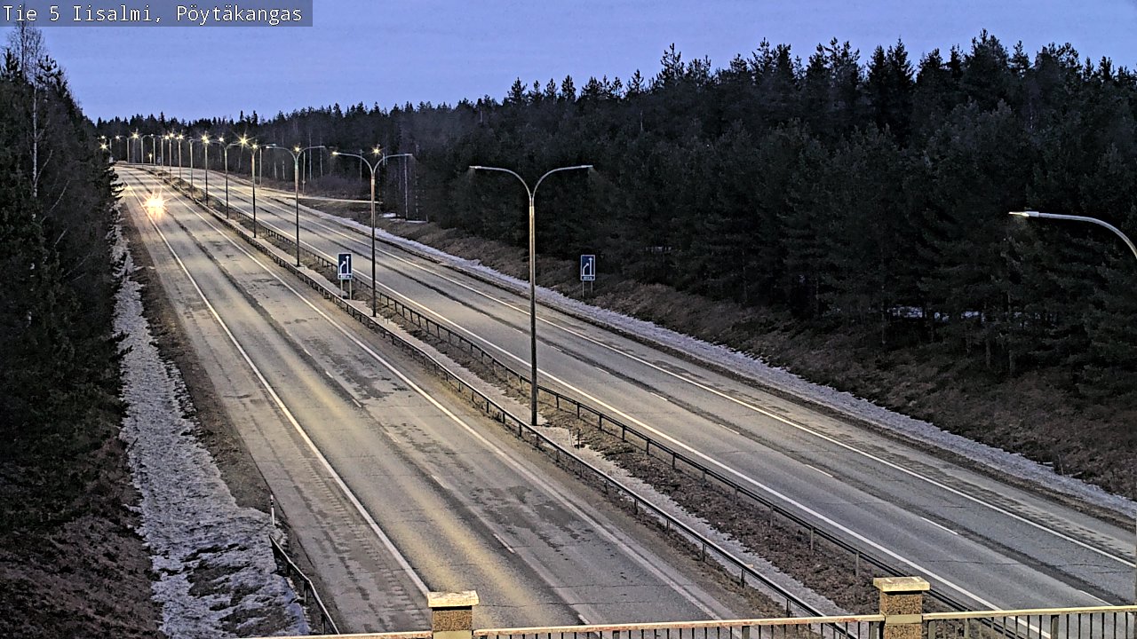 Kelikamerat Kuva Tie 5 Iisalmi, Pöytäkangas, Iisalmi, Pohjois-Savo