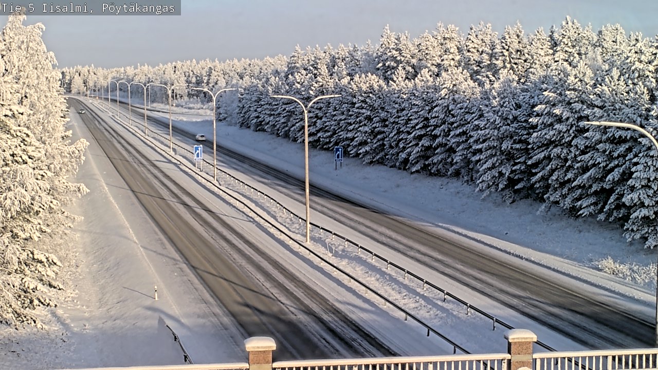 Weather Camera Image Väg 5 Idensalmi, Pöytäkangas, Iisalmi, Pohjois-Savo