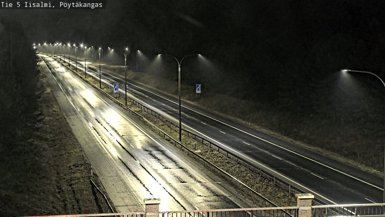 Weather Camera Image Road 5 Iisalmi, Pöytäkangas, Iisalmi, Pohjois-Savo