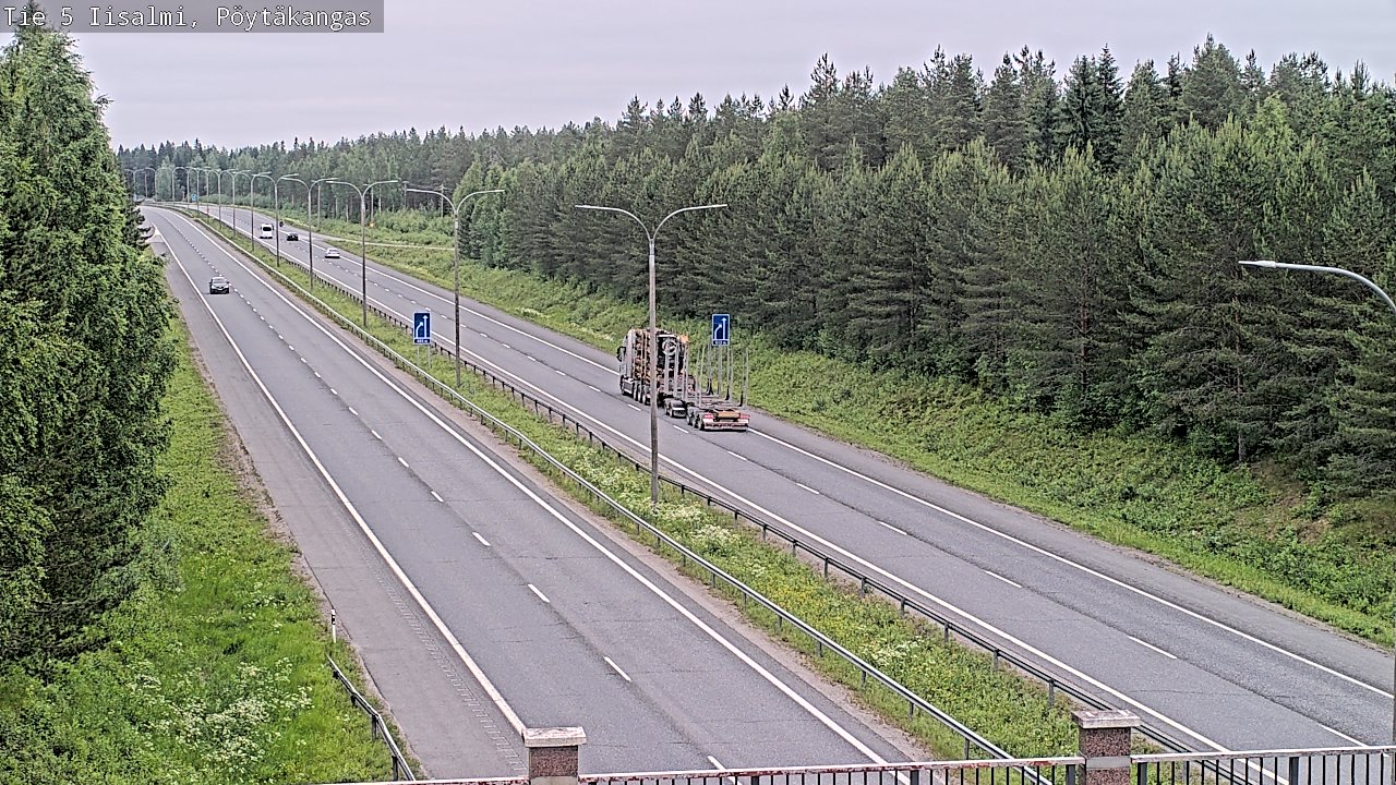 Kelikamerat Kuva Tie 5 Iisalmi, Pöytäkangas, Iisalmi, Pohjois-Savo