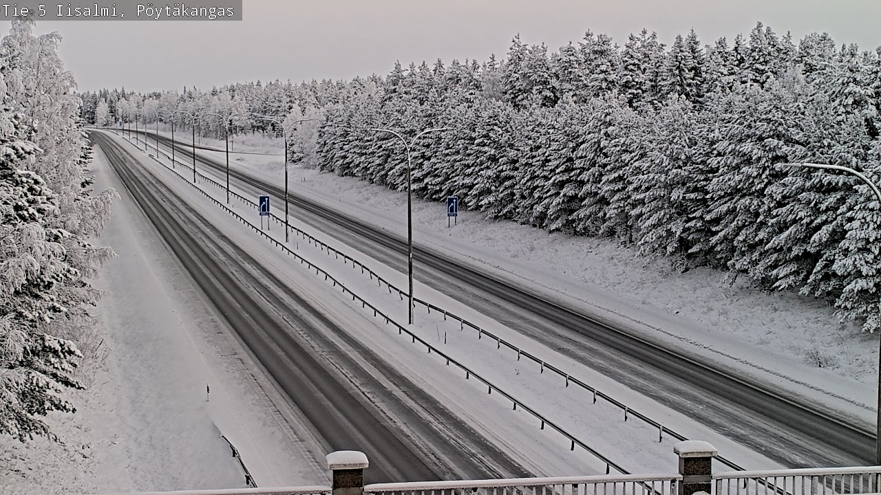 Weather Camera Image Väg 5 Idensalmi, Pöytäkangas, Iisalmi, Pohjois-Savo