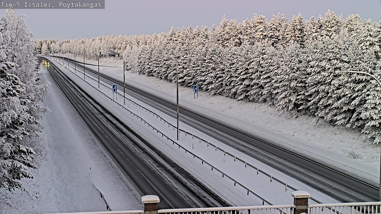 Weather Camera Image Väg 5 Idensalmi, Pöytäkangas, Iisalmi, Pohjois-Savo