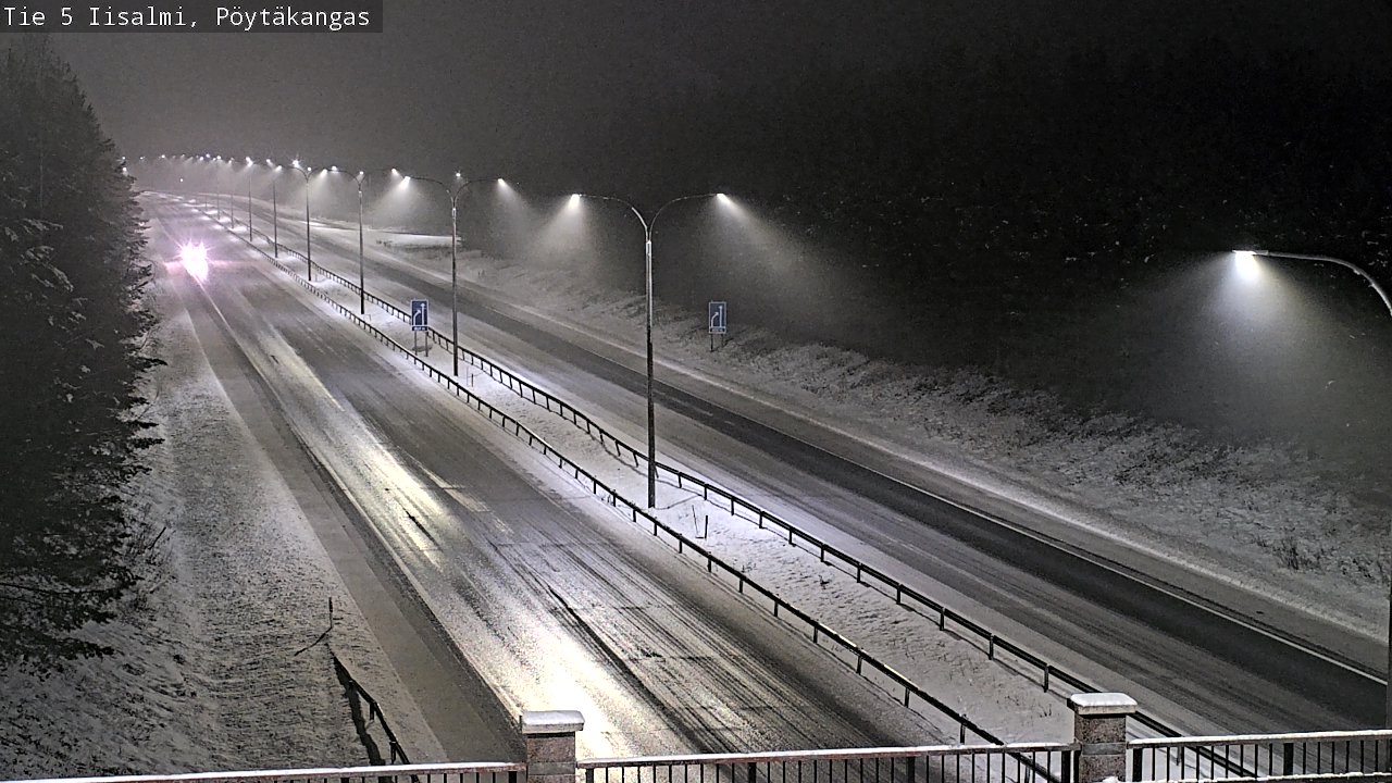 Weather Camera Image Road 5 Iisalmi, Pöytäkangas, Iisalmi, Pohjois-Savo