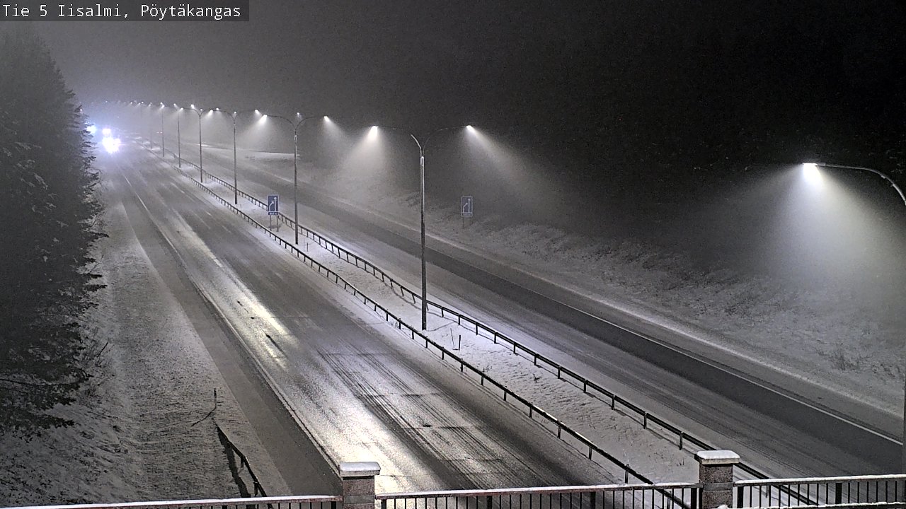 Weather Camera Image Road 5 Iisalmi, Pöytäkangas, Iisalmi, Pohjois-Savo