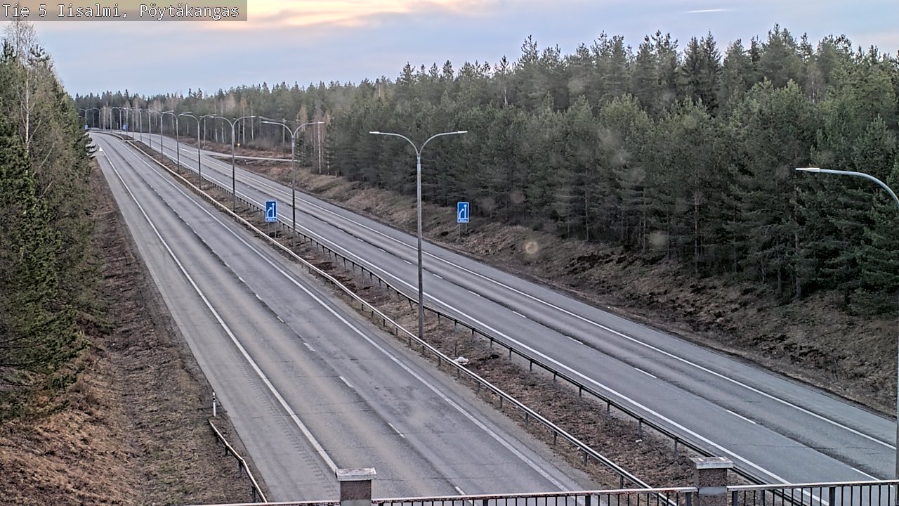 Weather Camera Image Väg 5 Idensalmi, Pöytäkangas, Iisalmi, Pohjois-Savo