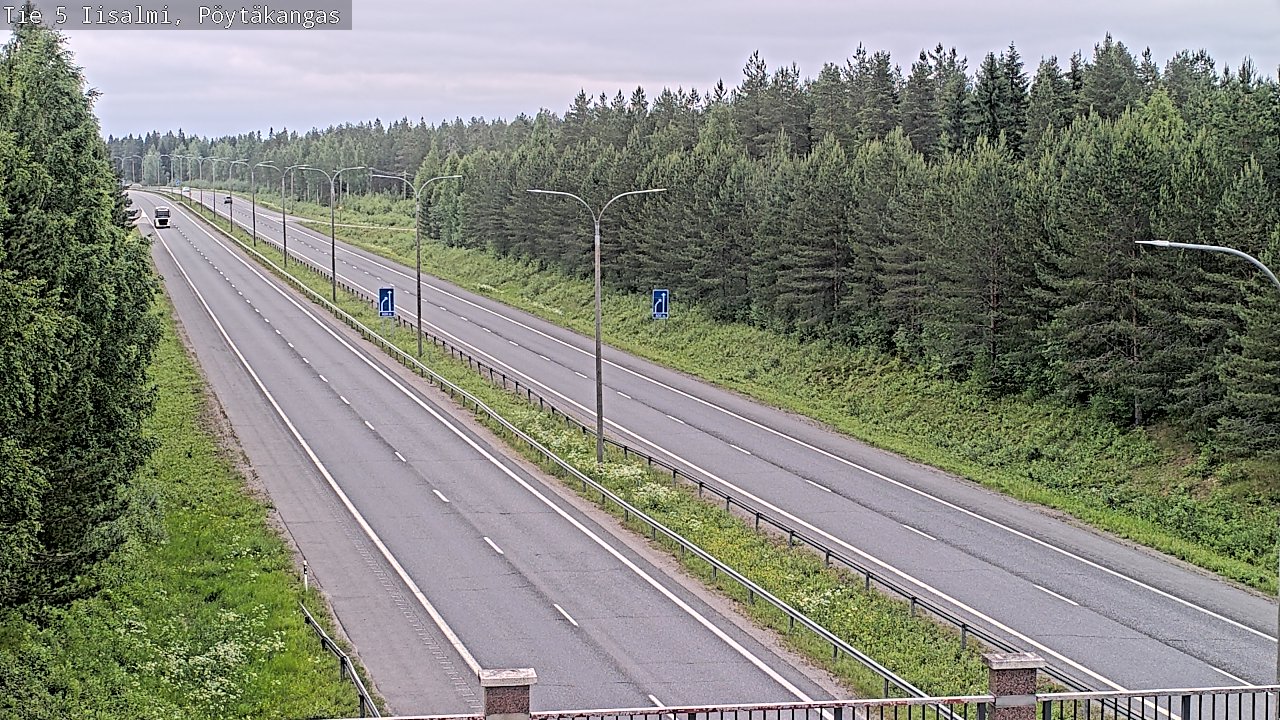Kelikamerat Kuva Tie 5 Iisalmi, Pöytäkangas, Iisalmi, Pohjois-Savo