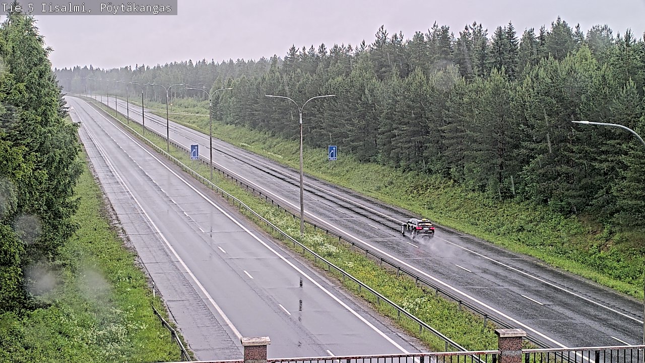Weather Camera Image Väg 5 Idensalmi, Pöytäkangas, Iisalmi, Pohjois-Savo