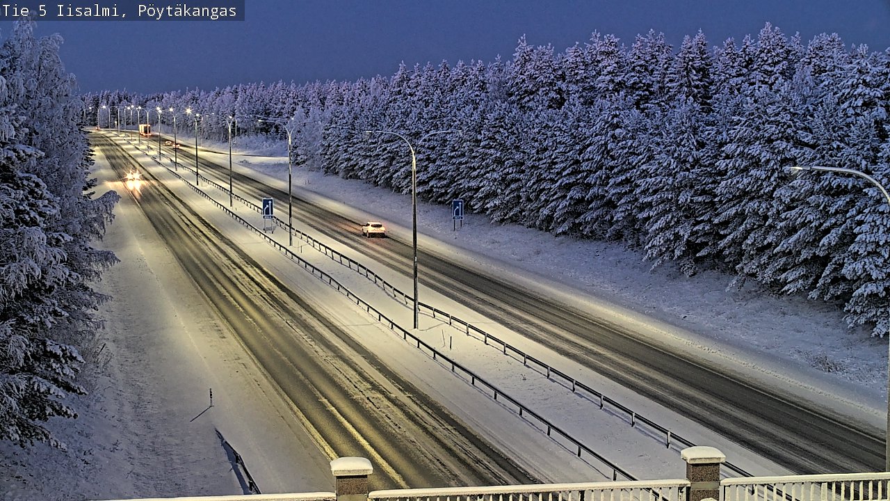 Weather Camera Image Väg 5 Idensalmi, Pöytäkangas, Iisalmi, Pohjois-Savo