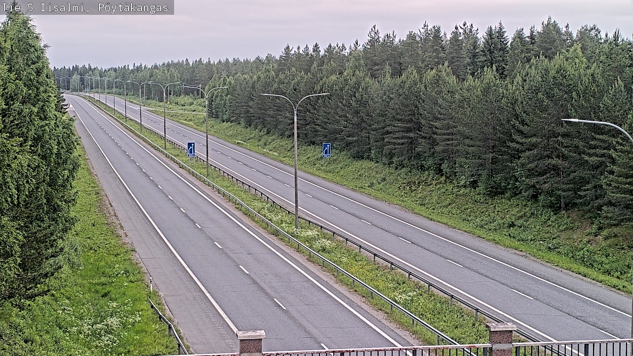 Kelikamerat Kuva Tie 5 Iisalmi, Pöytäkangas, Iisalmi, Pohjois-Savo