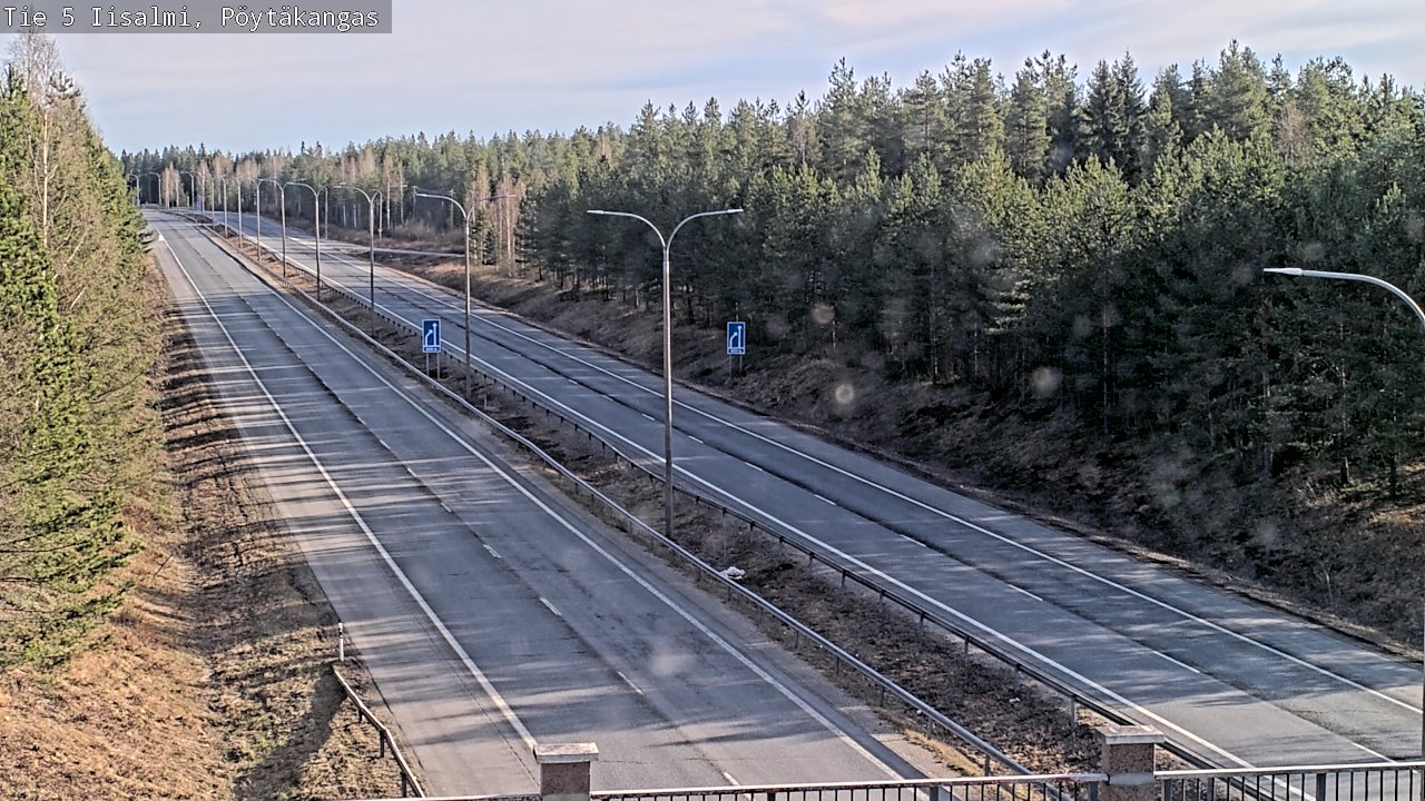Weather Camera Image Väg 5 Idensalmi, Pöytäkangas, Iisalmi, Pohjois-Savo