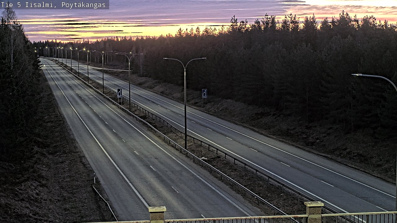 Kelikamerat Kuva Tie 5 Iisalmi, Pöytäkangas, Iisalmi, Pohjois-Savo