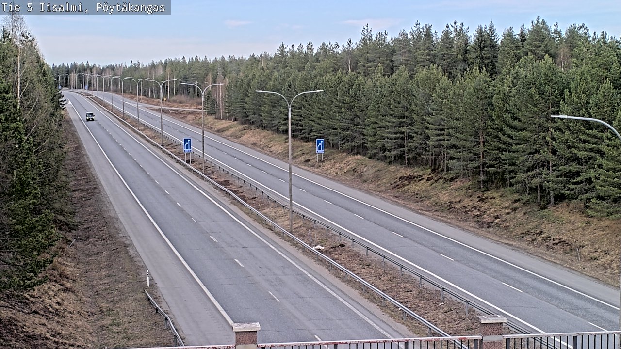 Weather Camera Image Väg 5 Idensalmi, Pöytäkangas, Iisalmi, Pohjois-Savo