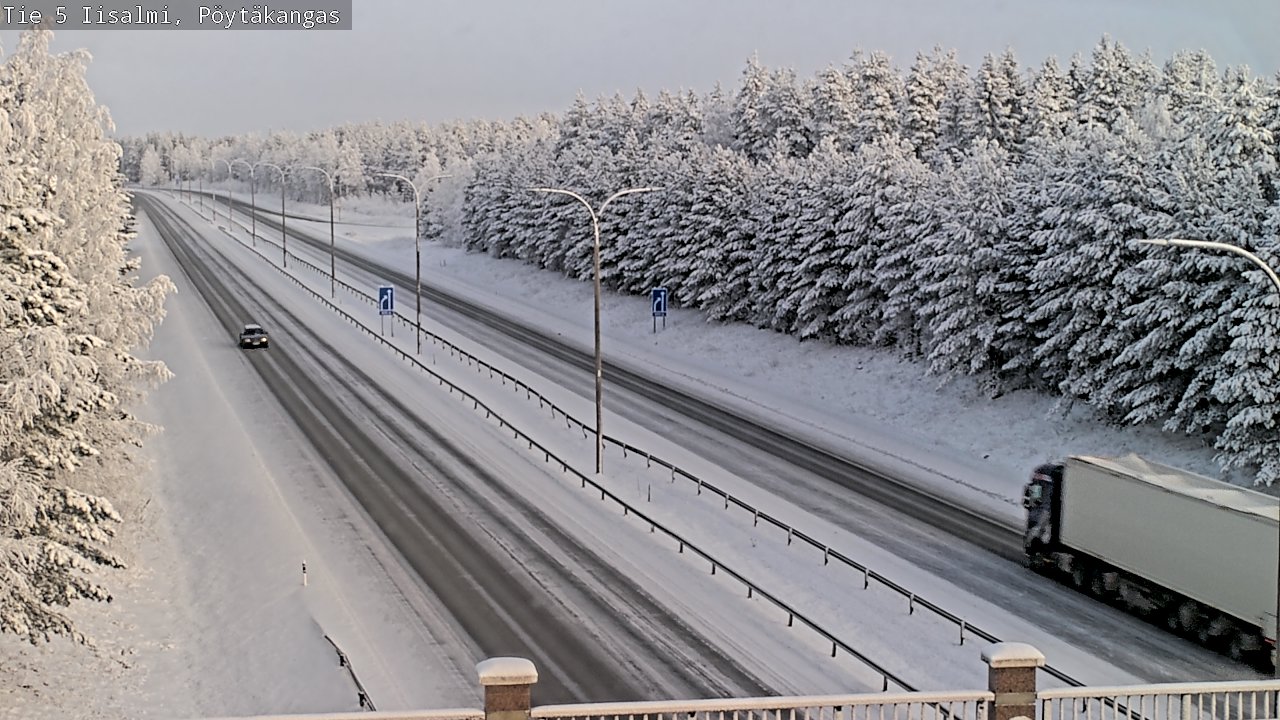 Weather Camera Image Väg 5 Idensalmi, Pöytäkangas, Iisalmi, Pohjois-Savo