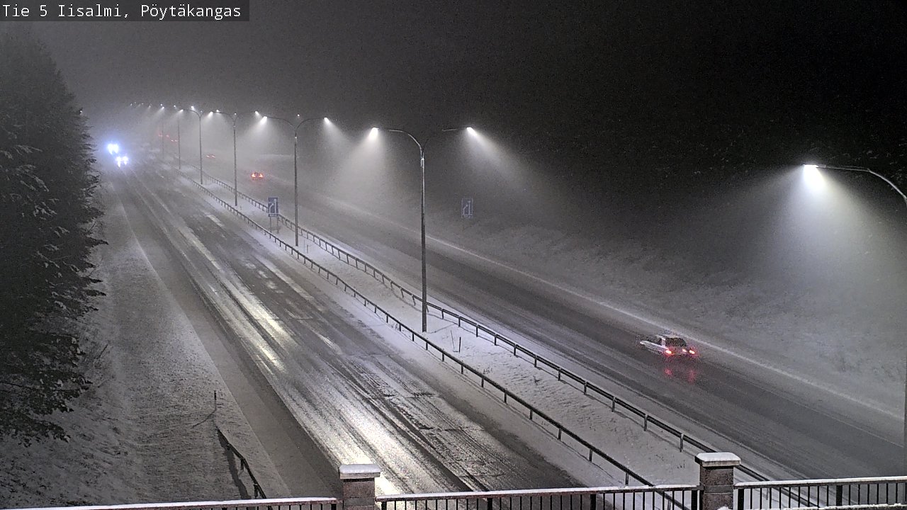 Weather Camera Image Road 5 Iisalmi, Pöytäkangas, Iisalmi, Pohjois-Savo