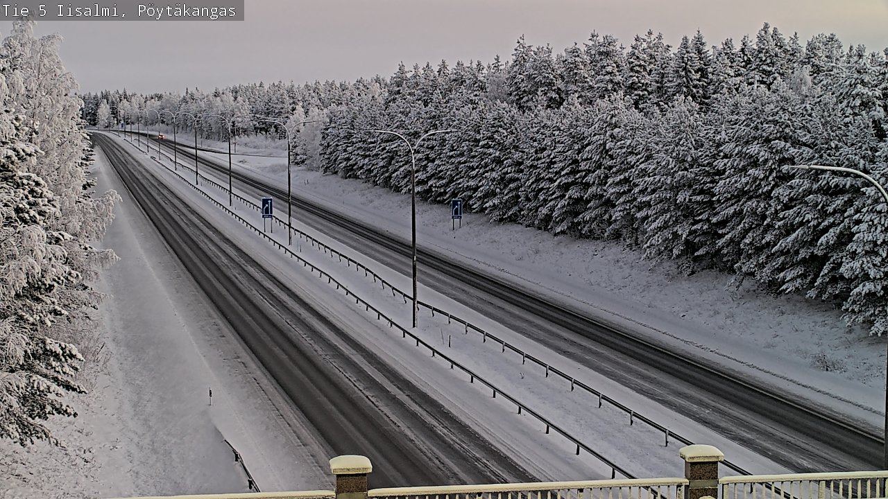 Weather Camera Image Väg 5 Idensalmi, Pöytäkangas, Iisalmi, Pohjois-Savo