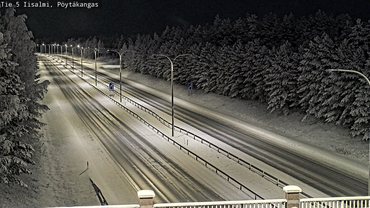 Weather Camera Image Väg 5 Idensalmi, Pöytäkangas, Iisalmi, Pohjois-Savo
