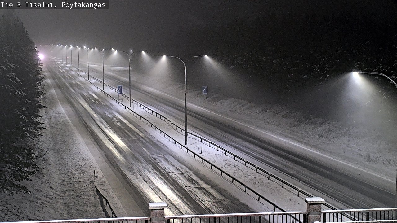 Weather Camera Image Road 5 Iisalmi, Pöytäkangas, Iisalmi, Pohjois-Savo