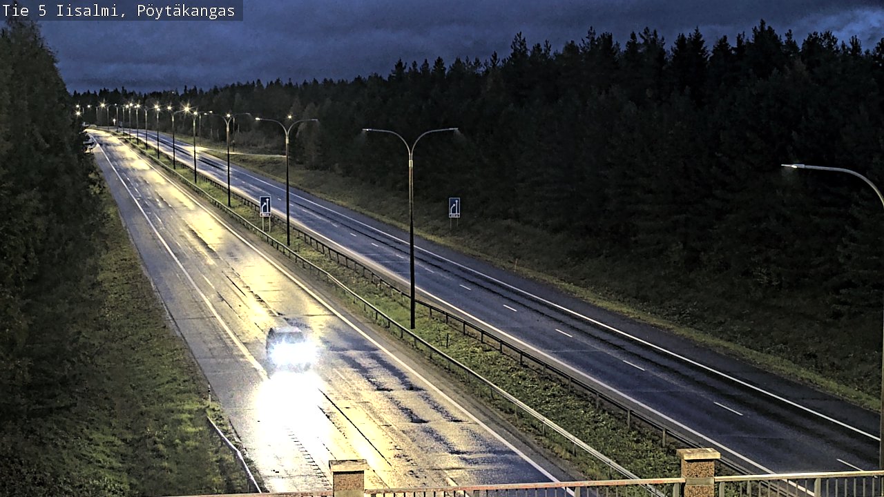 Kelikamerat Kuva Tie 5 Iisalmi, Pöytäkangas, Iisalmi, Pohjois-Savo