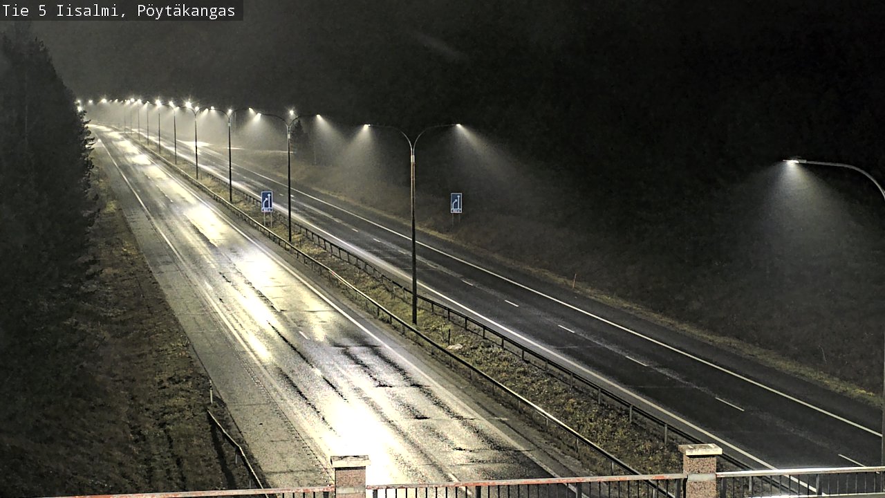 Weather Camera Image Road 5 Iisalmi, Pöytäkangas, Iisalmi, Pohjois-Savo