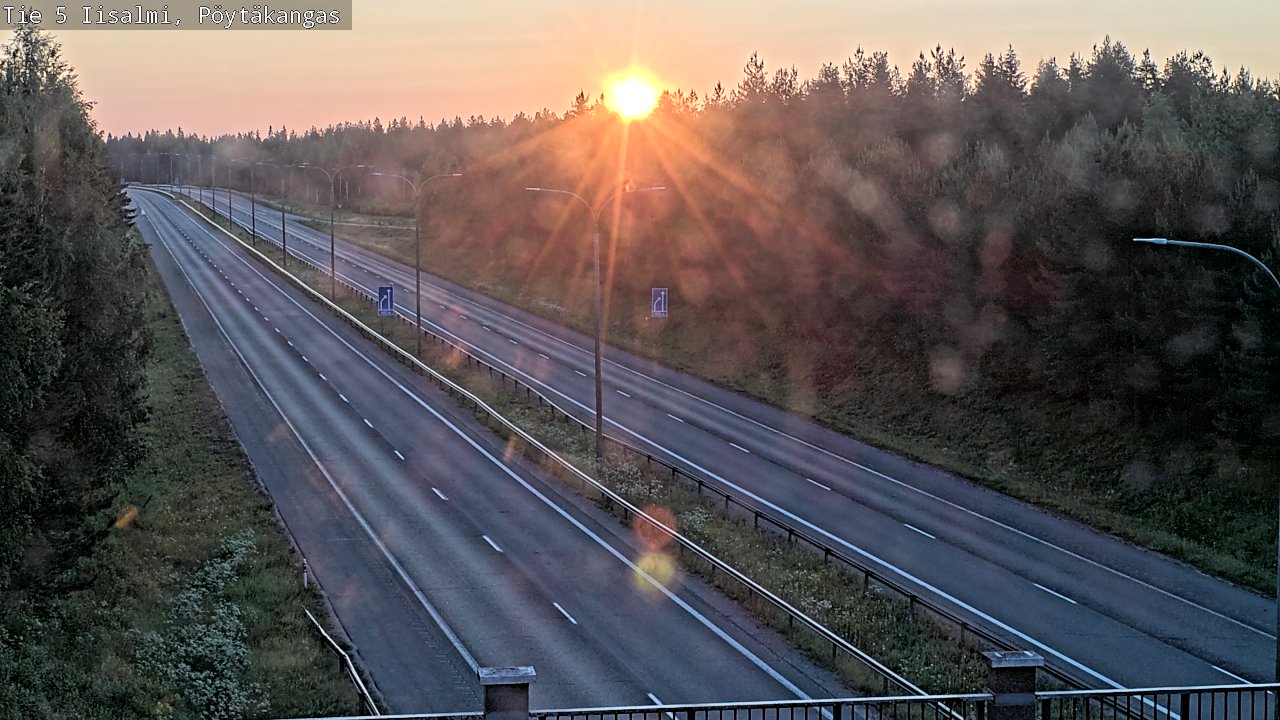 Kelikamerat Kuva Tie 5 Iisalmi, Pöytäkangas, Iisalmi, Pohjois-Savo