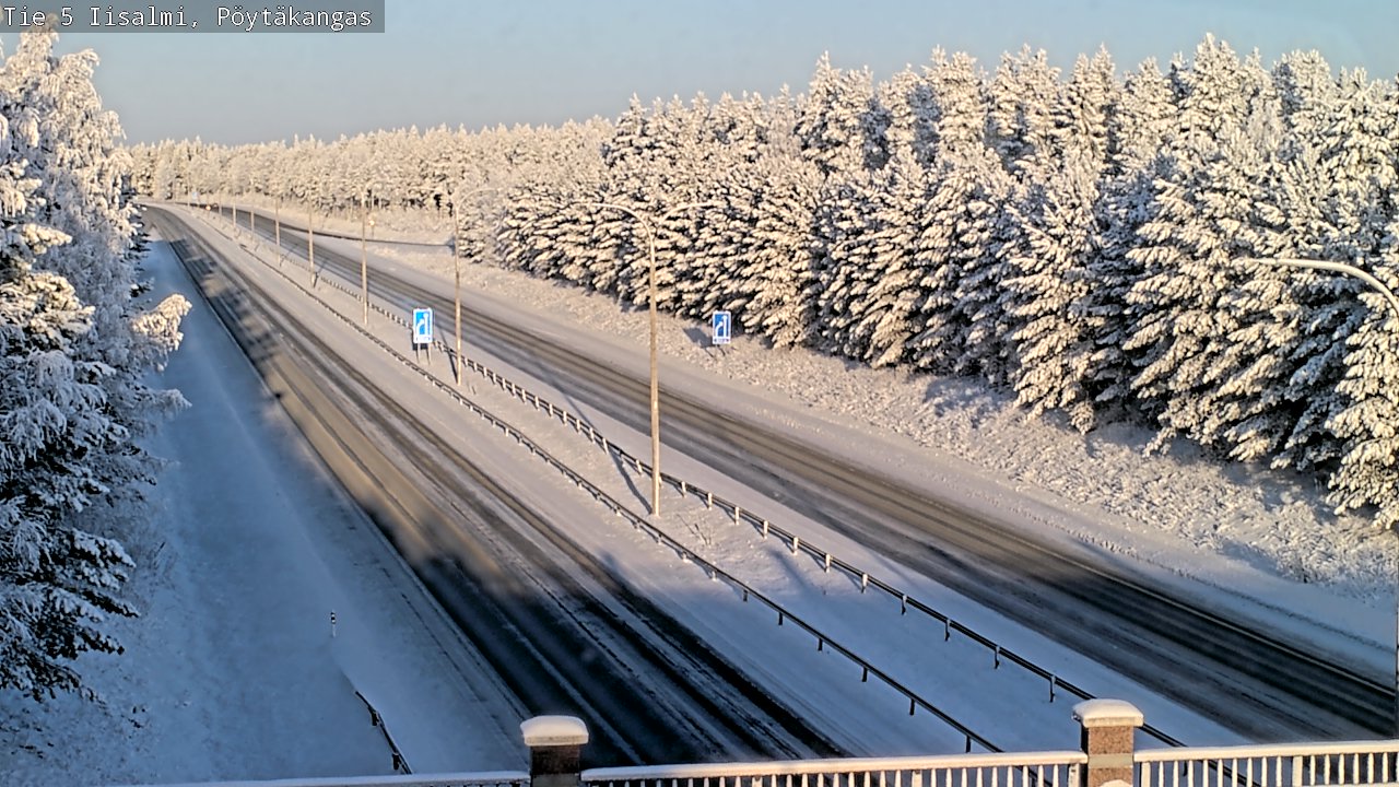 Weather Camera Image Väg 5 Idensalmi, Pöytäkangas, Iisalmi, Pohjois-Savo