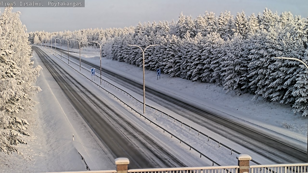 Weather Camera Image Väg 5 Idensalmi, Pöytäkangas, Iisalmi, Pohjois-Savo