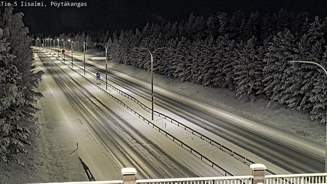 Weather Camera Image Road 5 Iisalmi, Pöytäkangas, Iisalmi, Pohjois-Savo