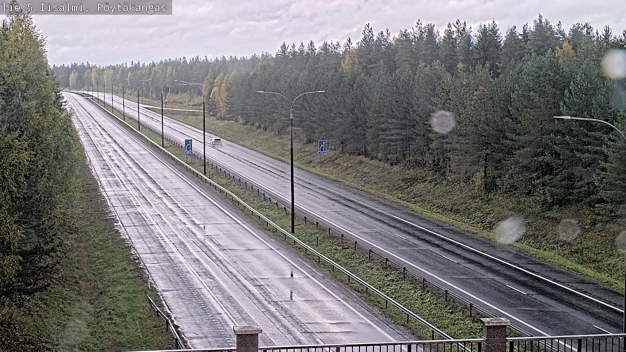 Weather Camera Image Road 5 Iisalmi, Pöytäkangas, Iisalmi, Pohjois-Savo