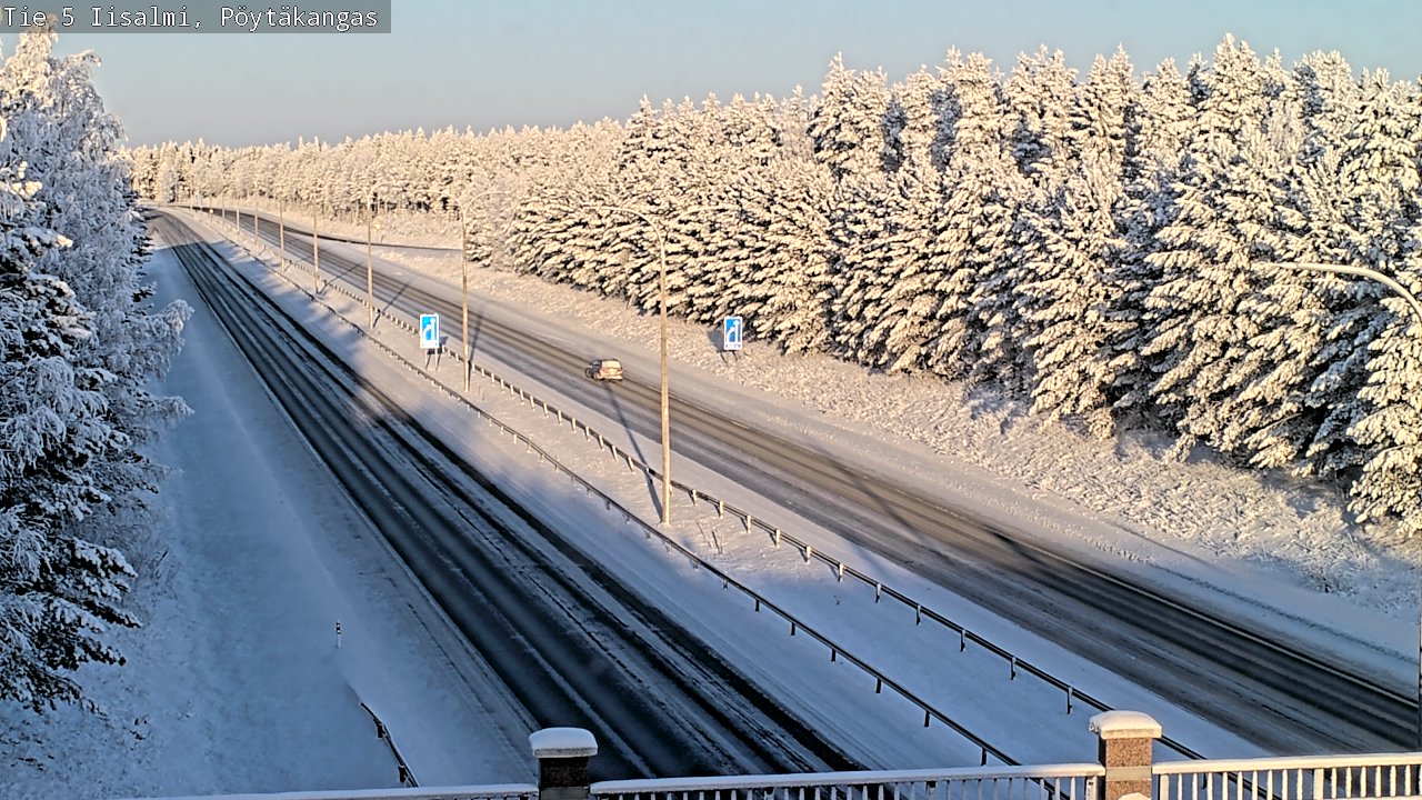 Weather Camera Image Väg 5 Idensalmi, Pöytäkangas, Iisalmi, Pohjois-Savo