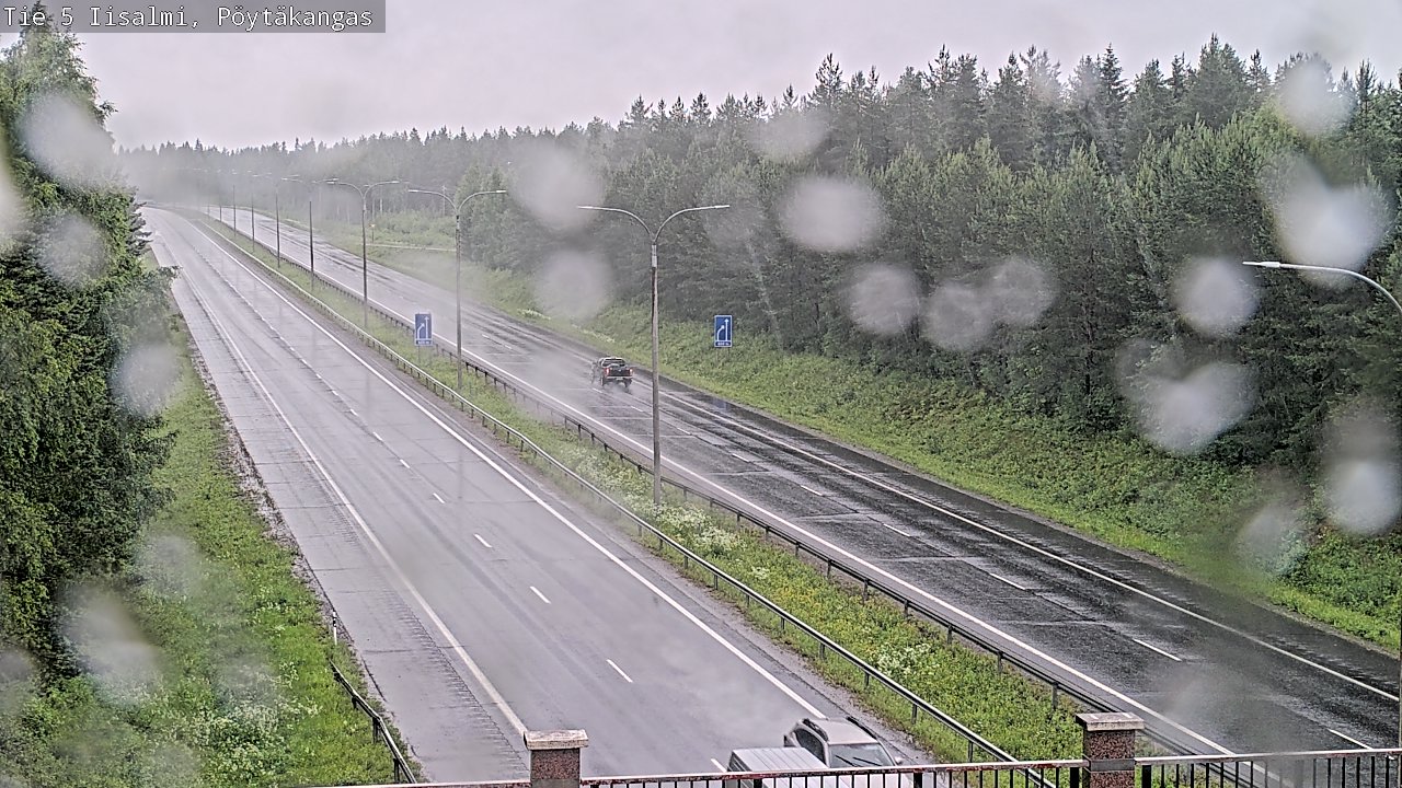 Weather Camera Image Väg 5 Idensalmi, Pöytäkangas, Iisalmi, Pohjois-Savo