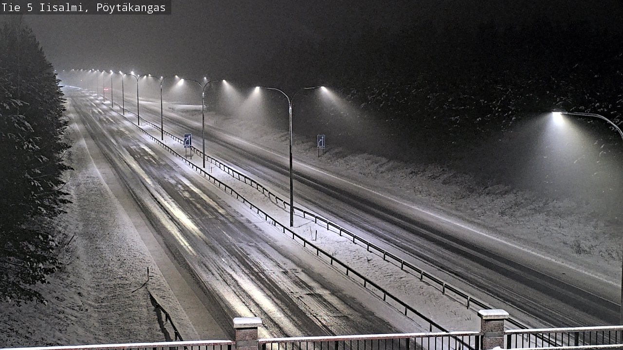 Weather Camera Image Road 5 Iisalmi, Pöytäkangas, Iisalmi, Pohjois-Savo