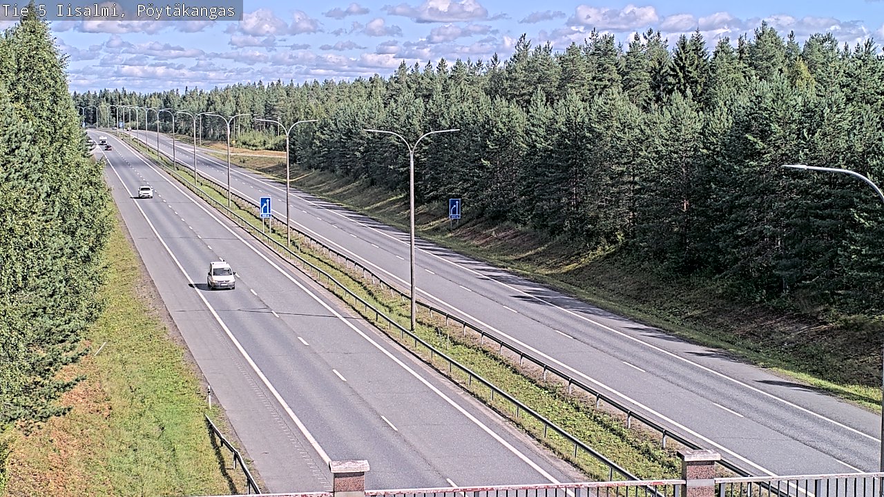 Weather Camera Image Road 5 Iisalmi, Pöytäkangas, Iisalmi, Pohjois-Savo