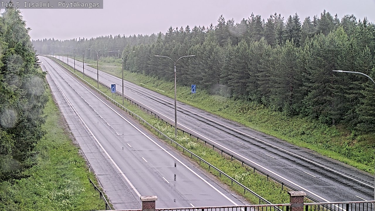 Kelikamerat Kuva Tie 5 Iisalmi, Pöytäkangas, Iisalmi, Pohjois-Savo